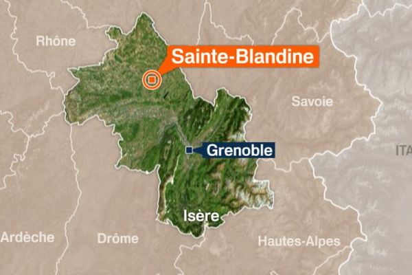 La noyade a eu lieu dans un étang, à Sainte-Blandine.