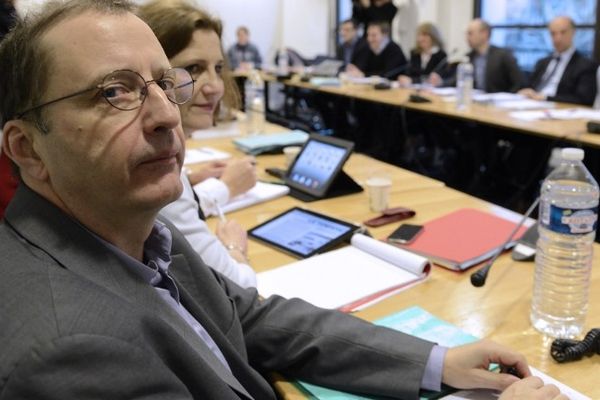  Patrick Pierron (CFDT) à Paris le 10 janvier dernier 