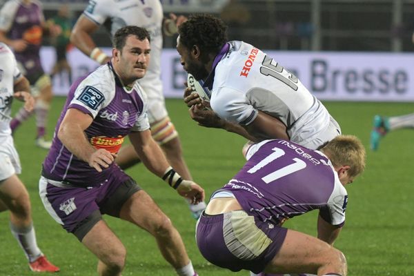 Le SA XV face à Bourg-en-Bresse, le 16 novembre 2018