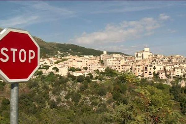 Le village de Tourrettes-sur-Loup.