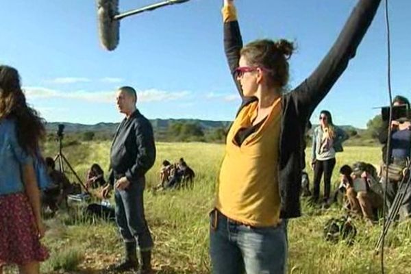 Le tournage de Guadalquivir, en Espagne.