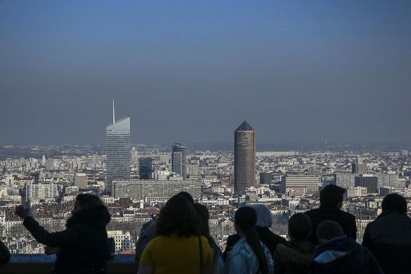 Un épisode de pollution aux particules fines à Lyon (25/2/19)