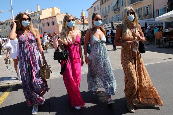 Masque obligatoire dans le Var en ville, comme sur le port de Saint-Tropez. (archive)