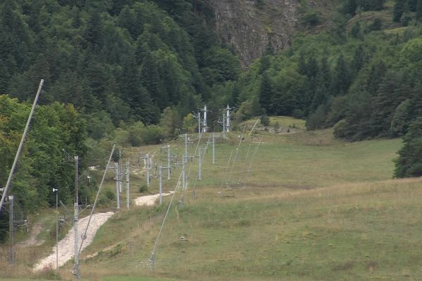 La station de Gresse-en-Vercors n'a ouvert que 76 jours l'hiver dernier.