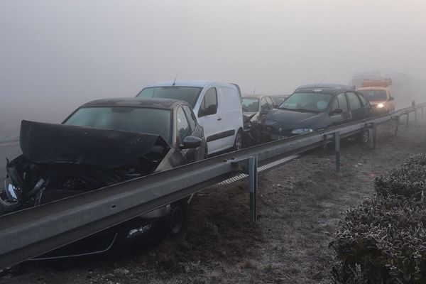 Cet accident s'est produit à trois kilomètres de distance du 1er véhicule accidenté sur cette portion de l'axe Châlons-Reims.