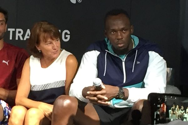 Usain Bolt à Marseille pour participer à un colloque sur la préparation sportive