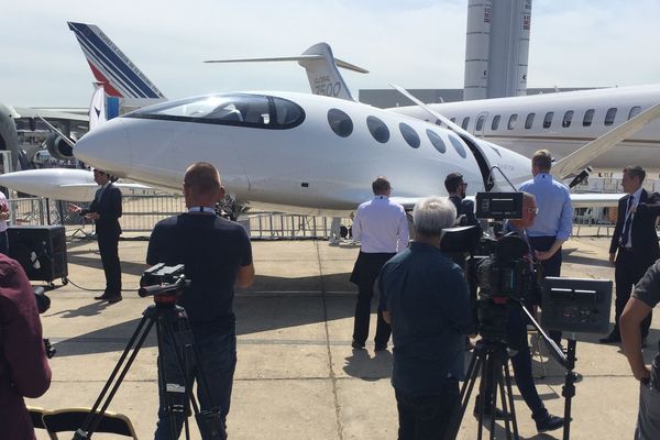 Le Chantier Multiplast s'est lancé depuis un an dans la construction d'un prototype d'avion électrique pour le compte de la société Eviation, présenté au mois de juin au dernier salon du Bourget.
Photo Stéphane Izad