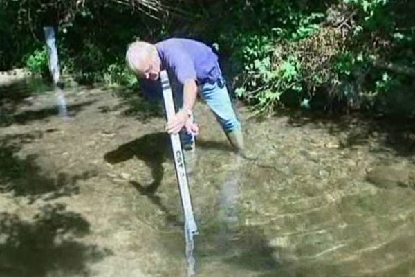 Dans le département du Lot, le niveau des cours d'eau est contrôlé chaque semaine