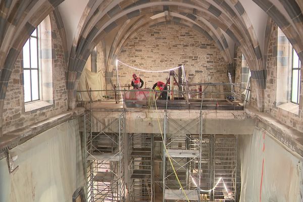 La chapelle des Visitandines à Besançon est en train d'être restaurée pour redevenir un lieu sacré.