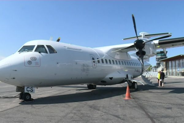 Un avion de la compagnie Chalair posé sur l'aéroport de Limoges-Bellegarde (photo d'illustration).