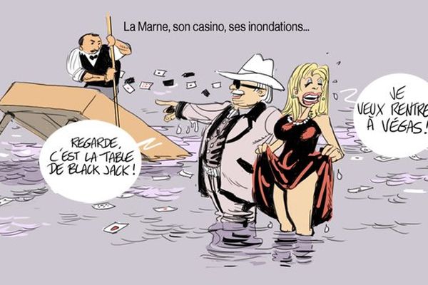 Installation d'un casino au Lac du Der... par Thierry Doudoux.