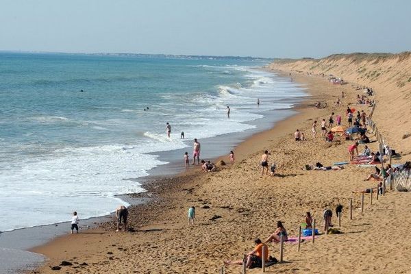 La plage de Sauveterre à Olonne-sur-Mer