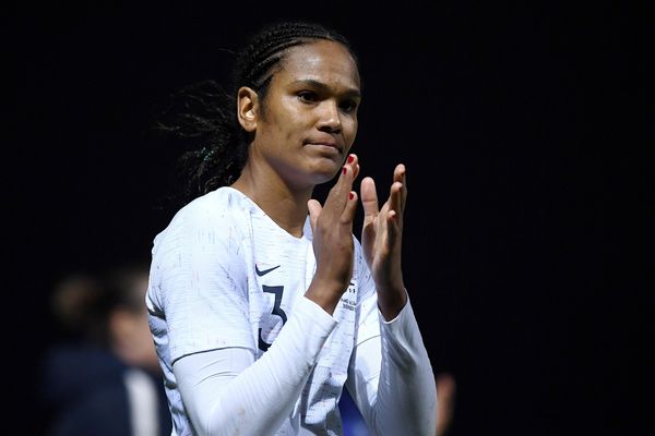 Wendie Renard, à l'issue deu match de la France contre l'Allemagne, le 28 février 2019 à Laval