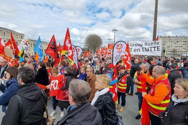 Huitième journée de mobilisation contre la réforme des retraites à Angoulême