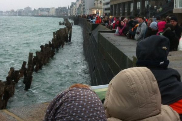 Sur le Sillon à Saint-Malo