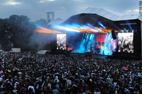 Festivaliers aux Charrues 2015 à Carhaix