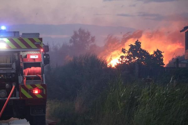 150 pompiers ont été mobilisés pour éteindre le second gros feu de la saison dans le département - 3 juillet 2020.