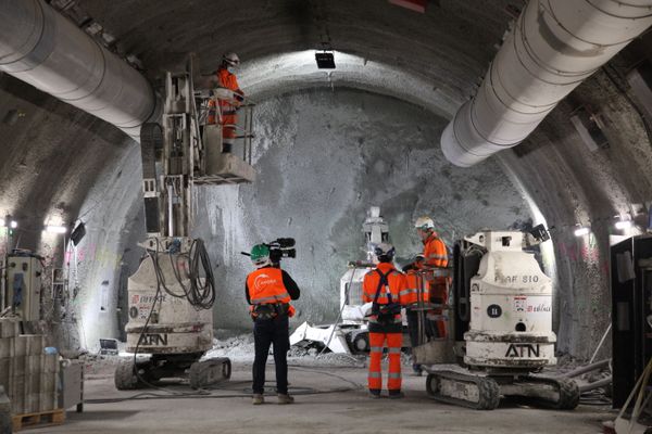 Dans les profondeurs du sous-sol meusien, au coeur du laboratoire Cigeo, à Bure (Meuse)