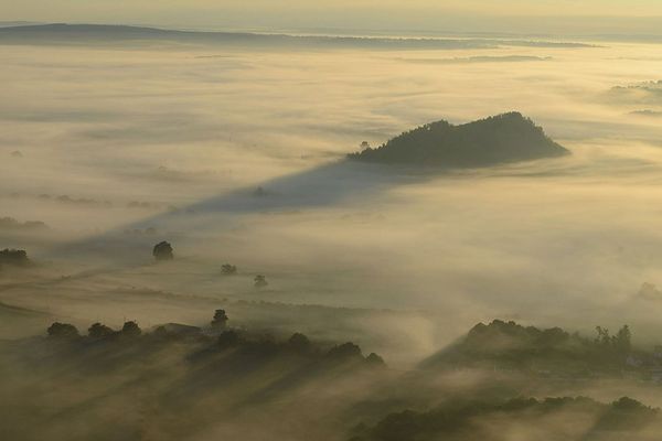 La Côte d'Or vue depuis un HLM