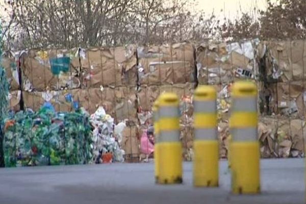 Déchetterie des Sablons au Poinçonnet (Indre) où le corps du nouveau-né a été retrouvé sur un tapis le 13 décembre 2013.