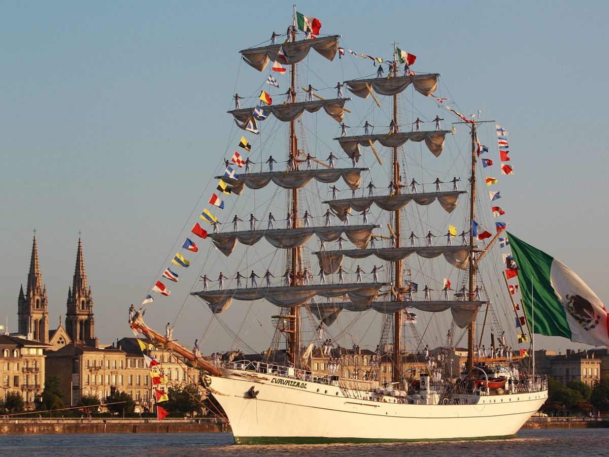 Armada de Rouen 2023 : le Cuauhtémoc, lécole des marins