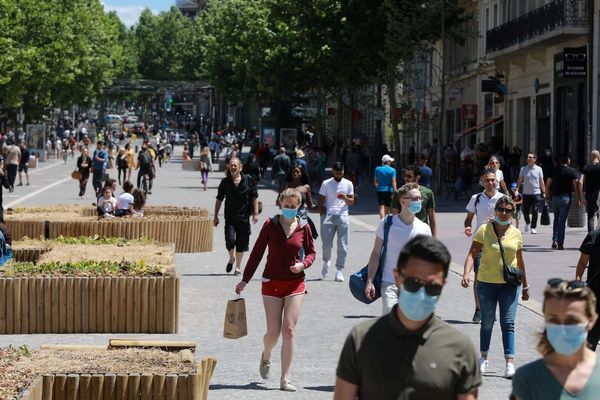 La Canebière, Marseille, le 6 juin 2020.