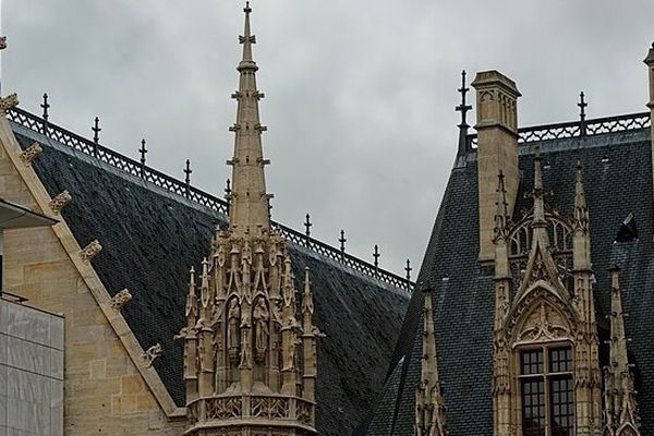 Ciel gris sur la Normandie