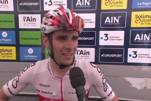 Guillaume Martin a remporté la deuxième étape du Tour de l'Ain 2022