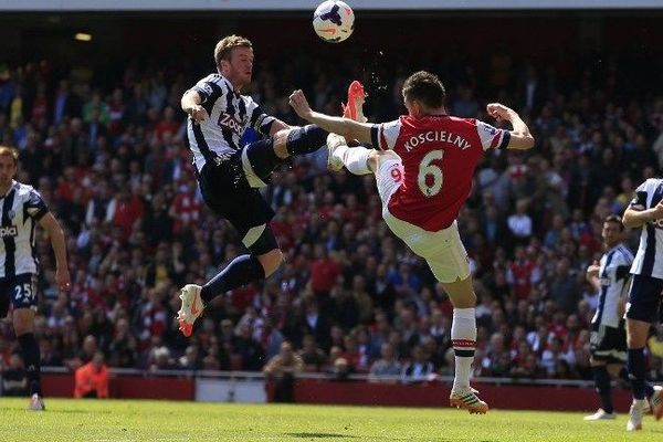 Laurent Kocsielny en contrat avec Arsenal jusqu'en 2019- Arsenal contre West Brom, 4-04-05-2014