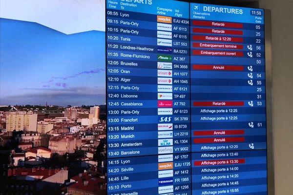 La grève contre la réforme des retraites a provoqué l'annulation de 42% des vols au départ et à l'arrivée de l'aéroport de Toulouse-Blagnac.