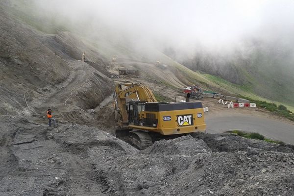 Travaux d'été dans la station de sports d'hiver du Grand Tourmalet (65)