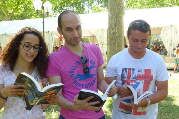 Trois booktubers à la Comédie du livre de Montpellier