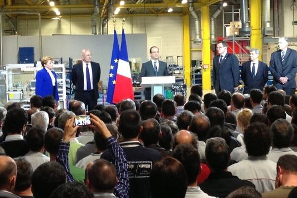 François Hollande à Rodez