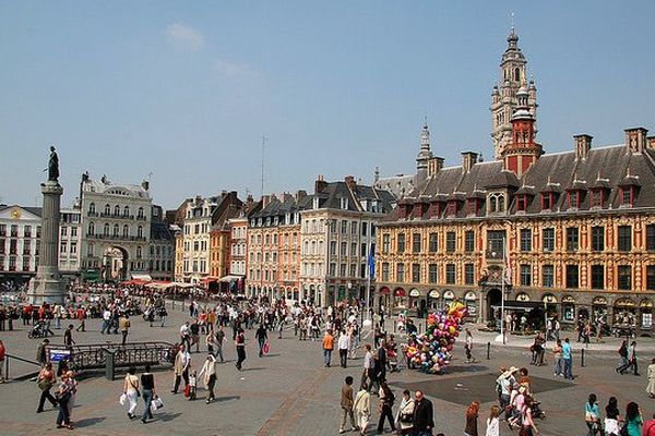 La Grand' Place de Lille : presque la plus belle de France. 