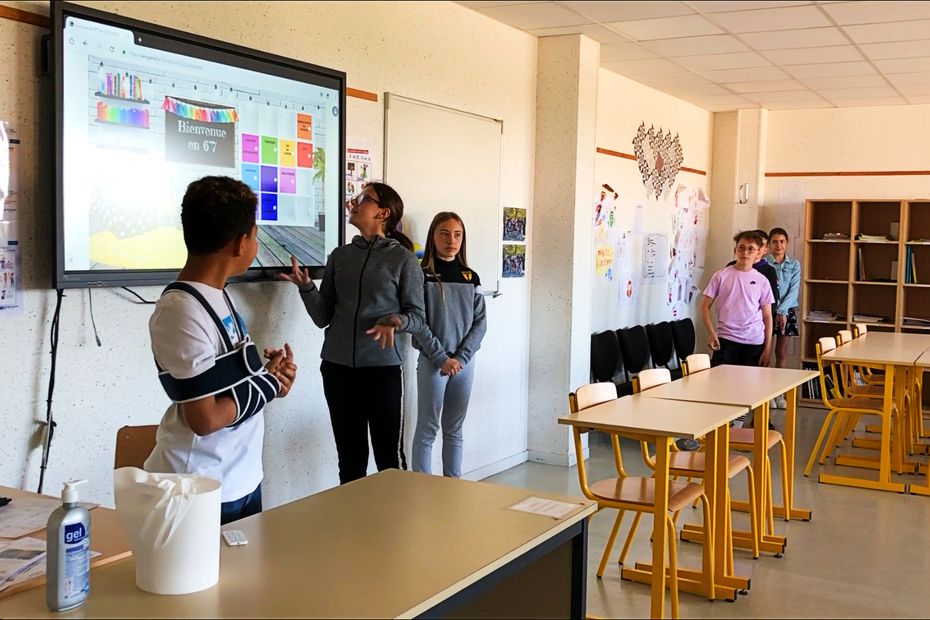 in a secondary school in Auxonne, the successful experience of the independent sixth form class