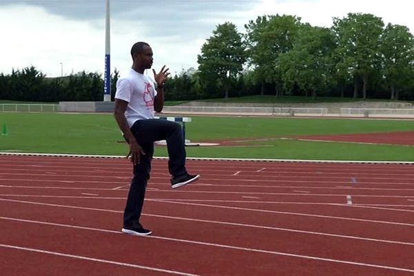 Béranger Aymard Bosse, sprinter de l'EFSRA Reims.