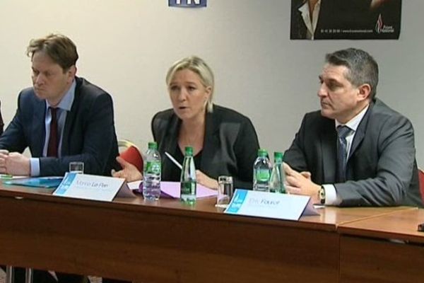 Marine Le Pen était à Clermont-Ferrand mardi. Elle est venue galvaniser ses troupes, à quelques semaines des municipales.