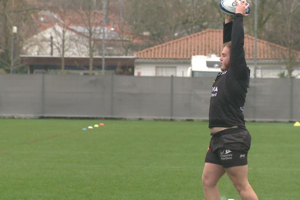 Brendan Lebrun le jeune talonneur Stade Rochelais