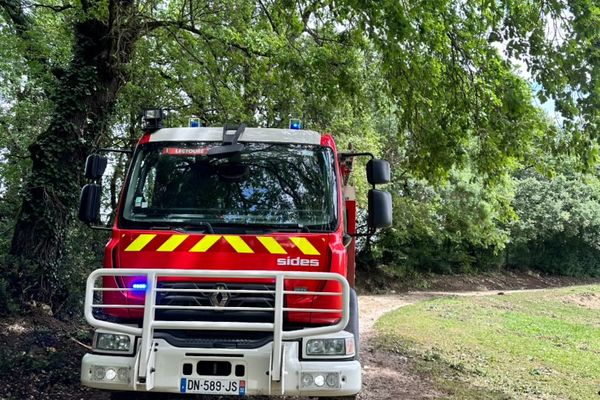 Les pompiers de Lectoure en intervention sur une digue