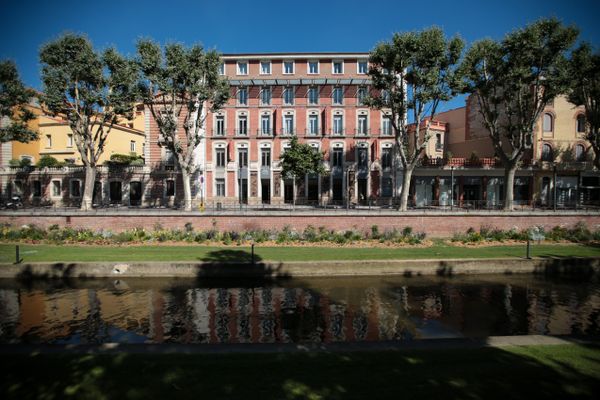 La façade de l'hôtel du département des Pyrénées-Orientales à Perpignan.