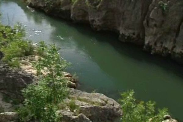 Les gorges de l'Hérault où s'est produit le drame