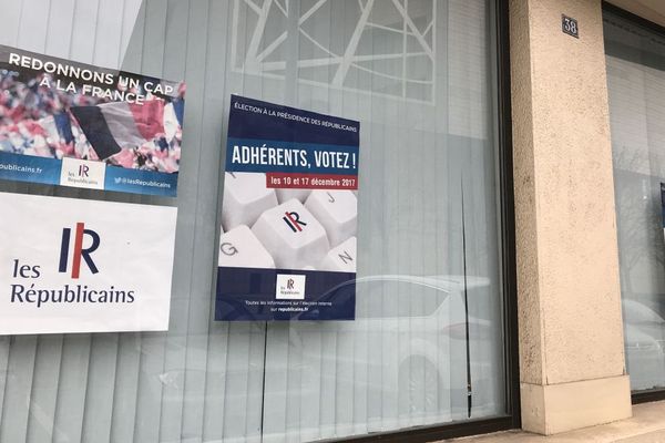 La permanence Les Républicains, boulevard de la Marne à Dijon