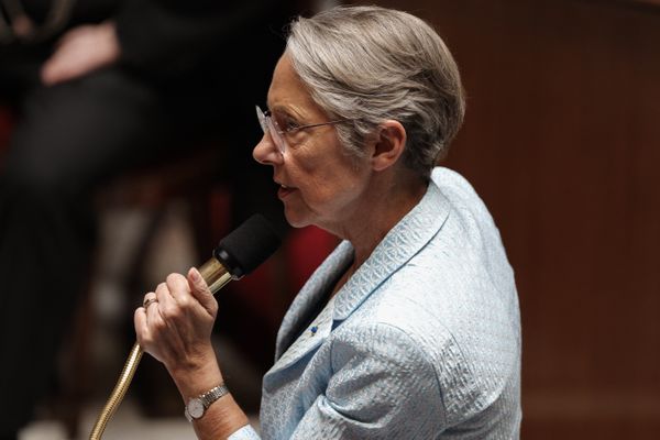 Elisabeth Borne à l'Assemblée nationale, le 27 juin 2023.