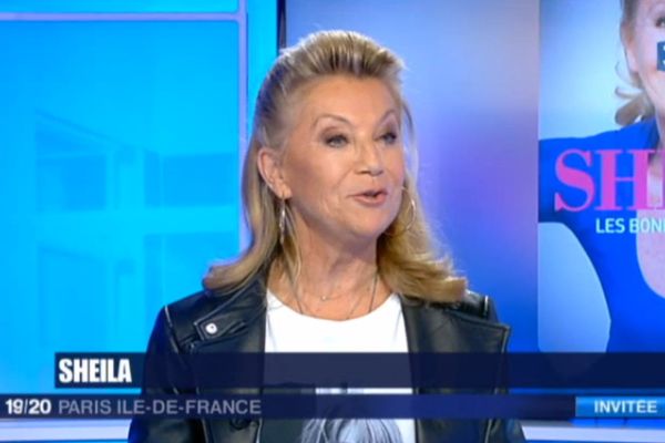 Sheila était l'invitée du 19/20 de France 3 Paris Île-de-France ce samedi 29 octobre.