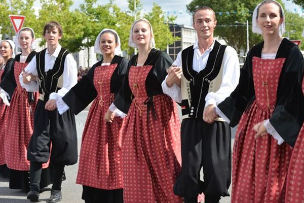 Danse au Festival Interceltique, pendant l'édition 2013