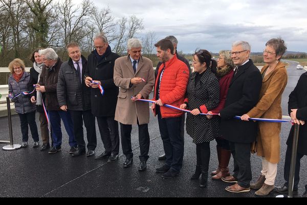 Inauguration de la rocade de Flers