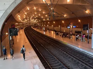 En gare de Monaco, plus aucun TER ne circule de 21h à 6h du matin, du dimanche au jeudi, en raison de travaux de modernisation de la ligne ferroviaire Nice-Vintimille.