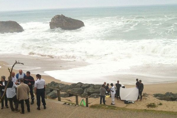 Le drame a eu lieu sur la plage de la Milady à Biarritz