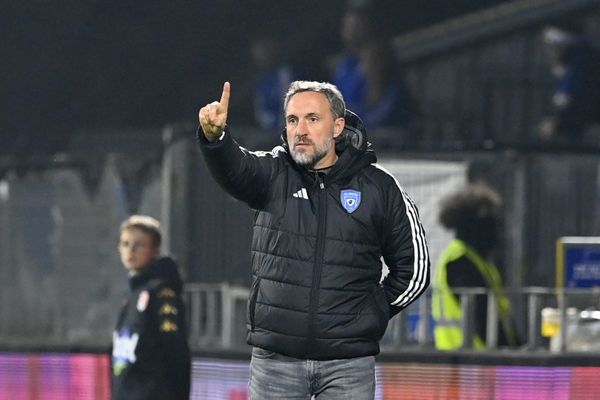 Benoît Tavenot, entraîneur du SC Bastia