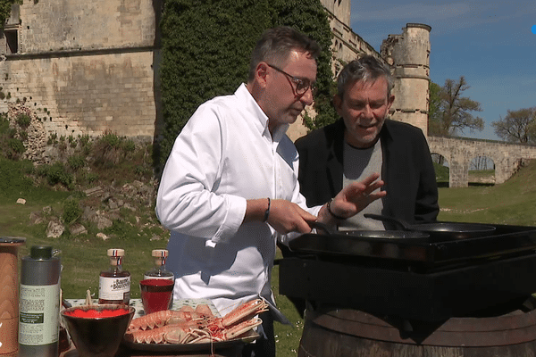 Le Chef Pascal Pressac en compagnie d'Eric Perrin